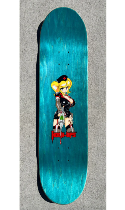 Hook-Ups Nurse Natsuki Skateboard Deck 8.5" - Image 4