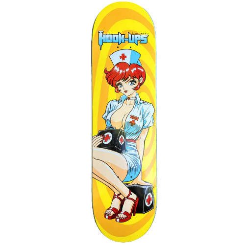 Hook-Ups Nurse Trixie Skateboard Deck 8.25"
