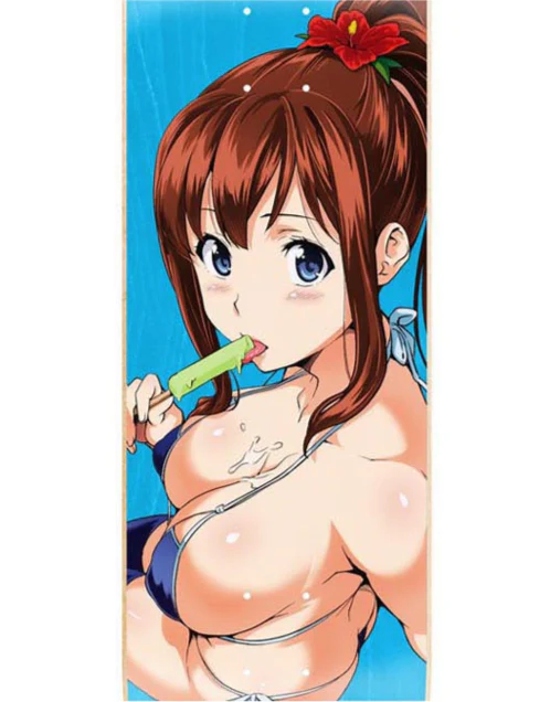 Hook-Ups Popsicle Girl Skateboard Deck 8.25" - Image 2