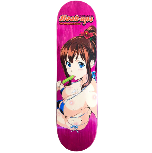 Hook-Ups Popsicle Girl Skateboard Deck 8.25" - Image 4