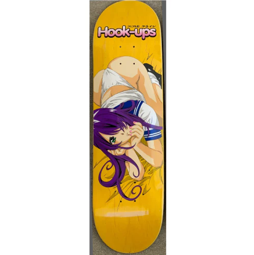 Hook-Ups School Girl Mika Skateboard Deck 8.5" - Image 2