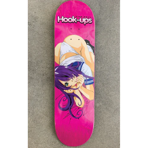 Hook-Ups School Girl Mika Skateboard Deck 8.5" - Image 4