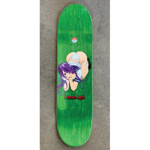 Hook-Ups School Girl Mika Skateboard Deck 8.5" - Image 6