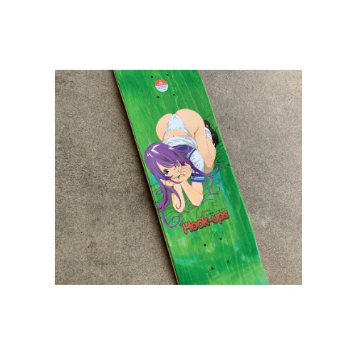 Hook-Ups School Girl Mika Skateboard Deck 8.5" - Image 7