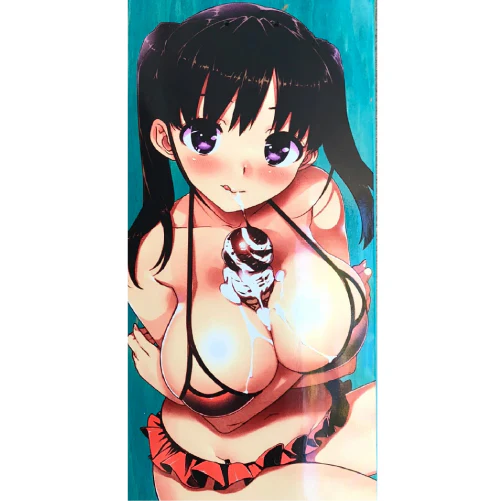 Hook-Ups Soft Serve Girl Skateboard Deck 8.38" - Image 2