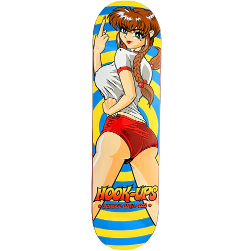 Hook-Ups School Girl Suzi #1 Skateboard Deck 8.25" - Image 3
