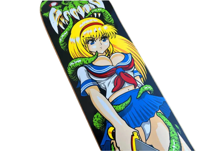Hook-Ups Tentacle School Girl Skateboard Deck 8.5" - Image 3