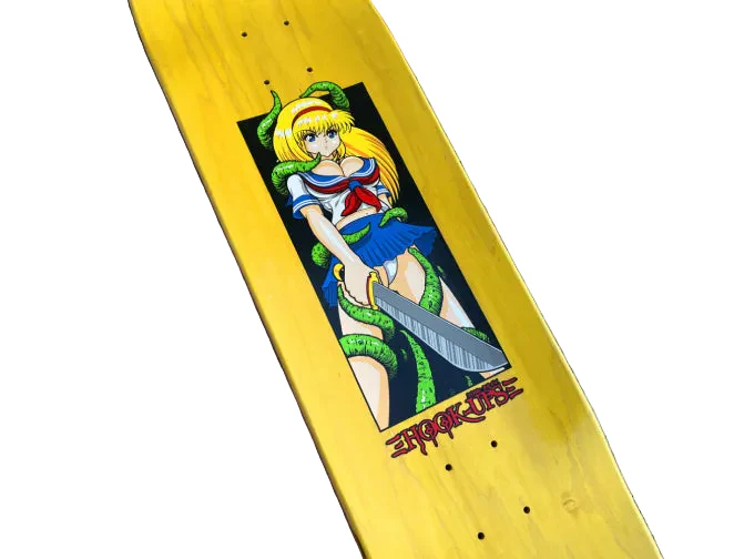 Hook-Ups Tentacle School Girl Skateboard Deck 8.5" - Image 5