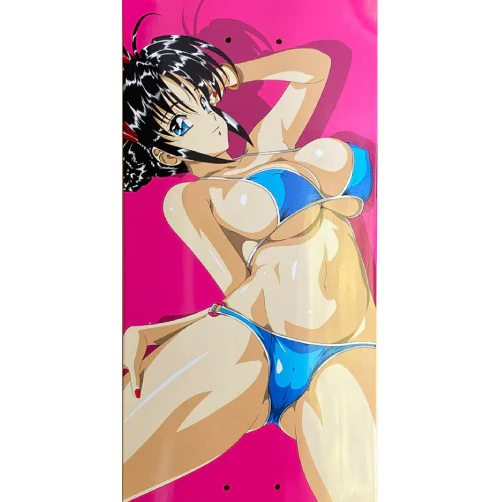 Hook-Ups Work Out Girl Skateboard Deck 8.5" - Image 2