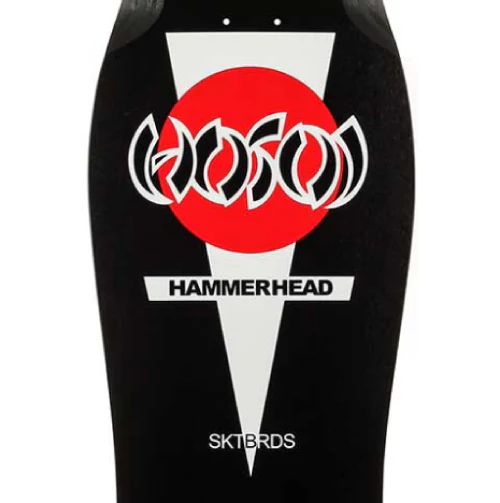 Hosoi OG Classic Hammerhead Reissue Skateboard Deck Black 10.5" - Image 2