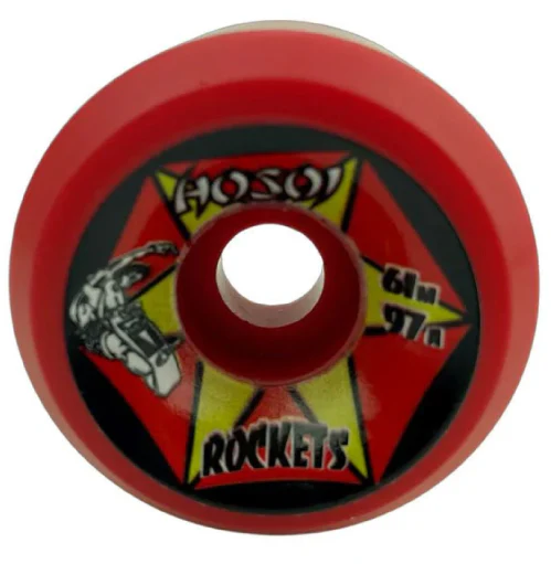 Hosoi Rockets Skateboard Wheels 61MM 97A - Image 4