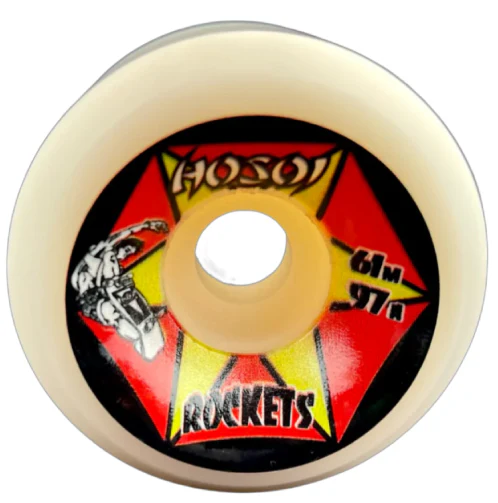 Hosoi Rockets Skateboard Wheels 61MM 97A - Image 7