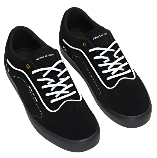 Hours is Yours Code V2 Skate Shoe - Black Pinstripe - Image 2