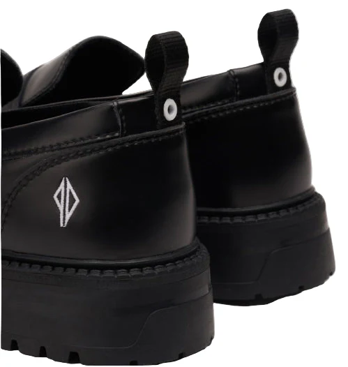 Hours is Yours Cohiba Dollin Lug Loafer - Premium Black Leather - Image 4