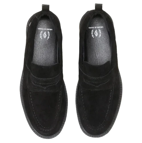 Hours is Yours Cohiba PD X Dollin Lug Loafer - Black Suede - Image 3