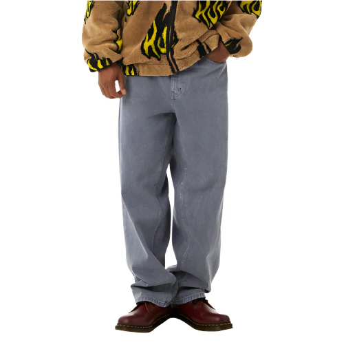 HUF Cromer Washed Denim Pants - Dust Purple - Image 6