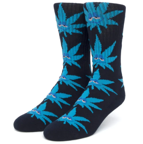 HUF Green Buddy Strain Socks - Navy
