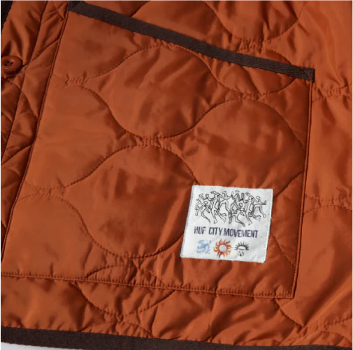 HUF Movement Liner Jacket - Russet - Image 4