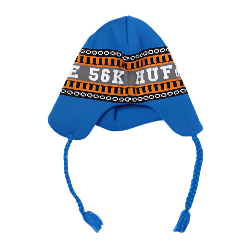 HUF X Bronze 56K Flap Beanie - Blue - Image 3