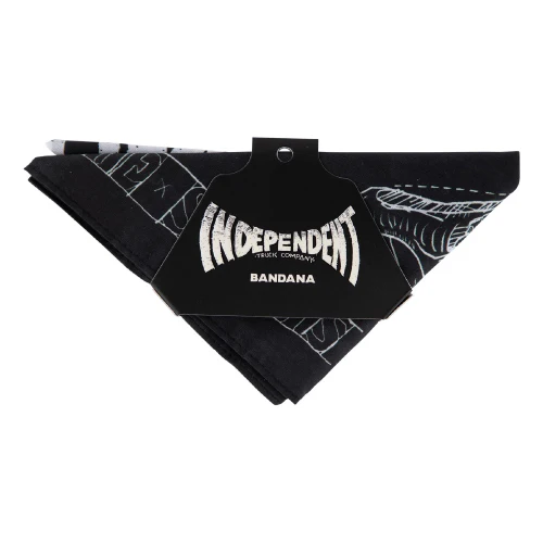Independent Bratrud Notebook Bandana - Black/White - Image 2