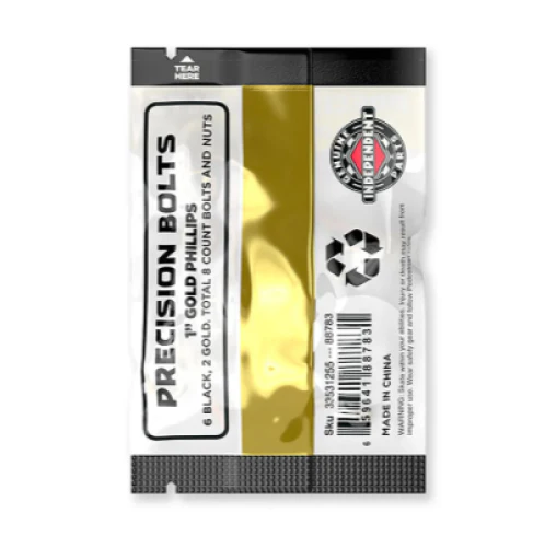 Independent Phillips Precision Bolts Hardware Gold/Black 1" - Image 3