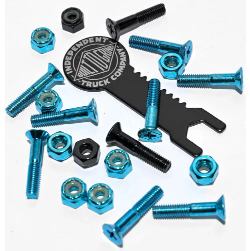 Independent Phillips Precision Bolts Hardware Blue, Black with Tool 1" - Image 2