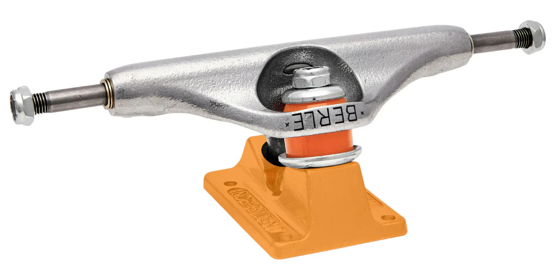 Independent Stage 11 Berle Standard Polished/Orange Trucks (Set of 2) - Image 2