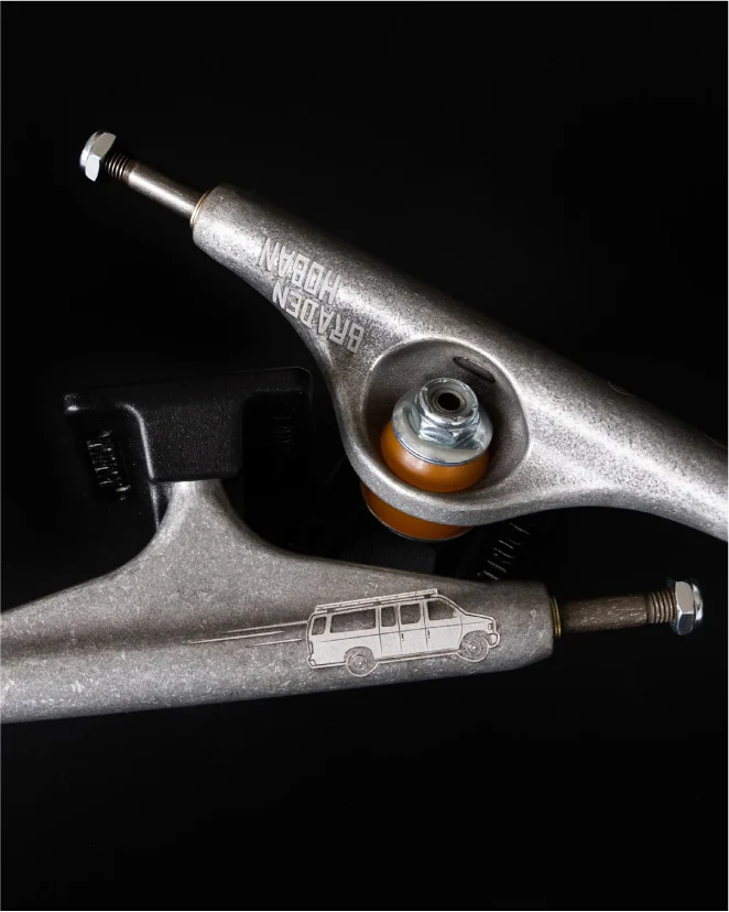 Independent Stage 11 Hollow Hoban Silver/Black Trucks (Set of 2) - Image 6