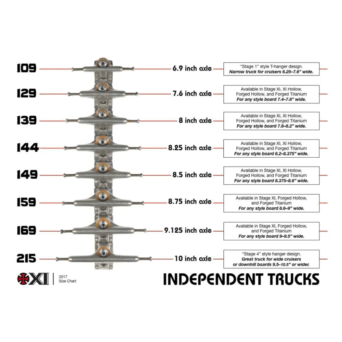Independent Stage 11 Polished Standard Trucks (Set of 2) - Image 12