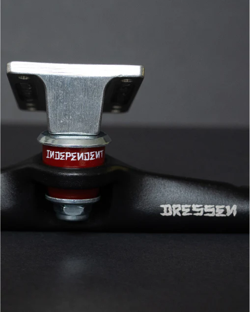 Independent Stage 4 Hollow Dressen Black/Silver Trucks (Set of 2) - Image 6