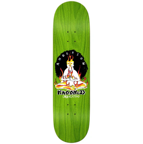 Krooked Anderson Overheated Skateboard Deck Assorted 8.38"