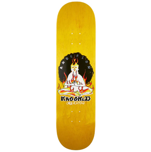 Krooked Anderson Overheated Skateboard Deck Assorted 8.38" - Image 3