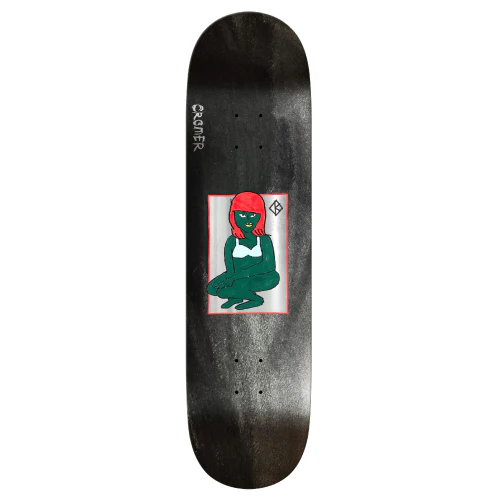 Krooked DBX Cromer The Green Lady Skateboard Deck 8.25"