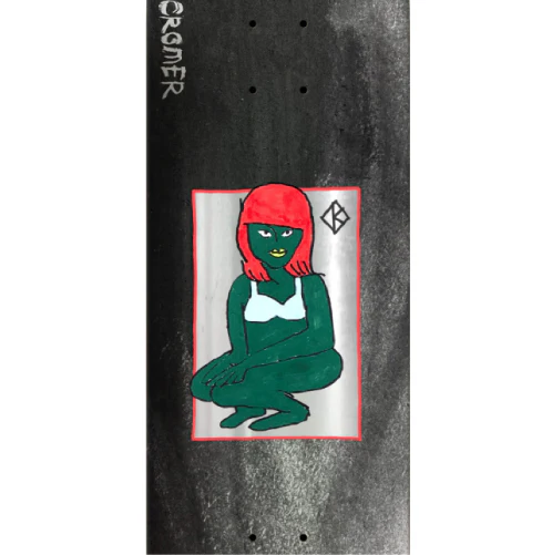 Krooked DBX Cromer The Green Lady Skateboard Deck 8.25" - Image 2