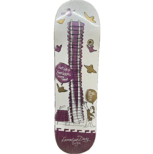 Krooked DLX SSD Shop Keeper Skateboard Deck 8.5" - Image 2