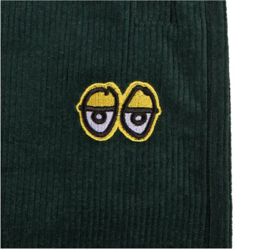 Krooked Eyes Corduroy Pant - Green - Image 3