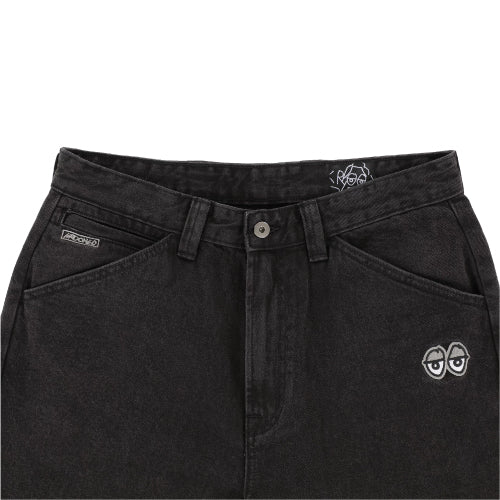 Krooked Eyes Denim Twill Pant - Black - Image 4