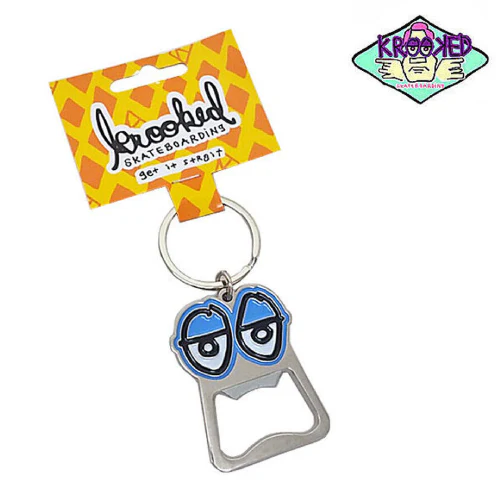 Krooked Eyes Shmoo Keychain - Blue - Image 4