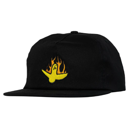 Krooked Fire Bird Snapback Hat - Black