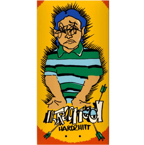 Krooked Gonz Hard2Hitt Skateboard Deck 8.5" - Image 2