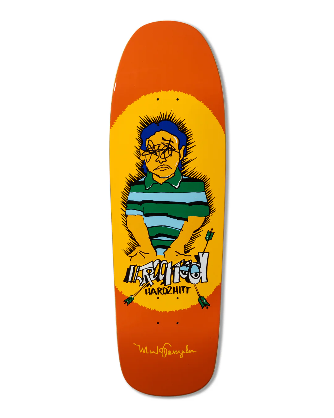 Krooked Gonz Hard2Hitt Skateboard Deck 9.81" - Image 4