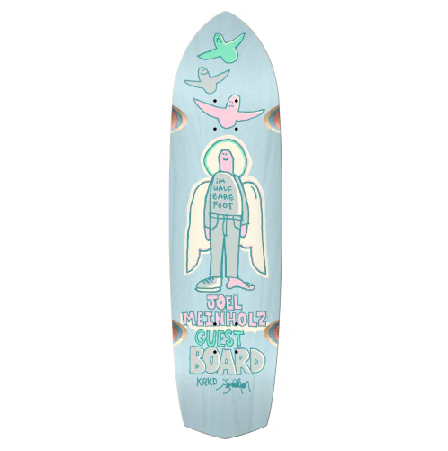 Krooked Joel Guest Zig Zagger Skateboard Deck 8.62"