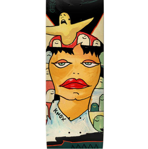Krooked Knox Three Star Skateboard Deck 8.25" - Image 2