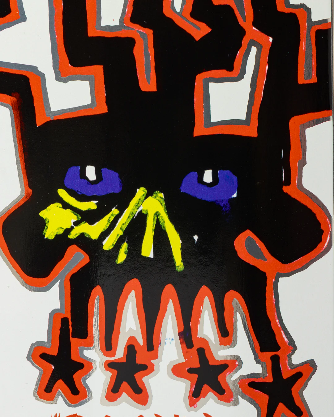 Krooked Manderson Skull King Skateboard Deck 8.38" - Image 4