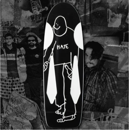 Krooked Mark Gonzales SSD25 Hate Beamer Skateboard Deck 10.75"