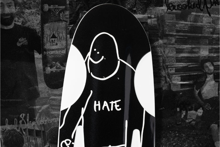 Krooked Mark Gonzales SSD25 Hate Beamer Skateboard Deck 10.75" - Image 2