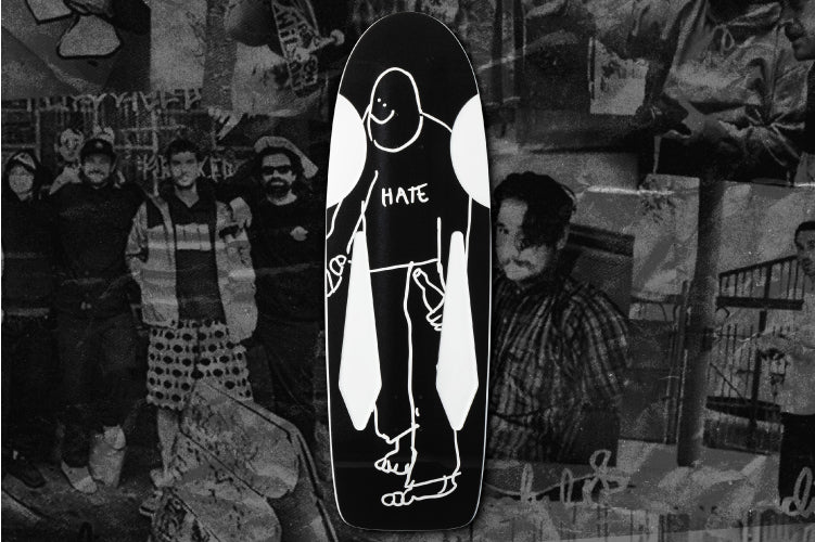 Krooked Mark Gonzales SSD25 Hate Beamer Skateboard Deck 10.75" - Image 3