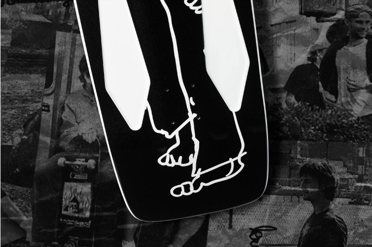 Krooked Mark Gonzales SSD25 Hate Beamer Skateboard Deck 10.75" - Image 4