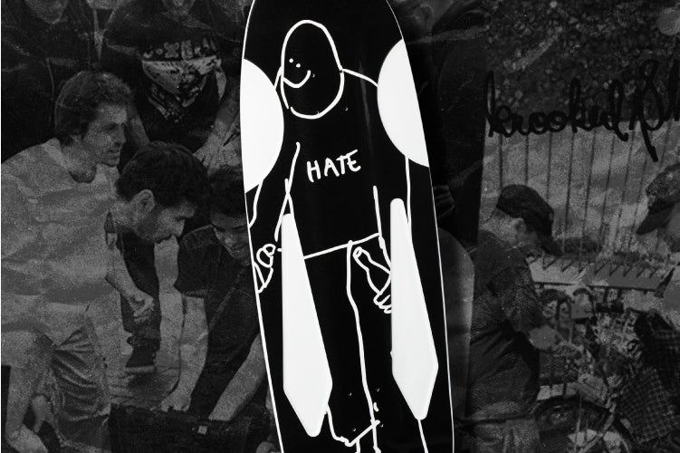 Krooked Mark Gonzales SSD25 Hate Beamer Skateboard Deck 10.75" - Image 5