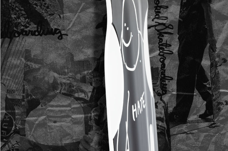 Krooked Mark Gonzales SSD25 Hate Beamer Skateboard Deck 10.75" - Image 6
